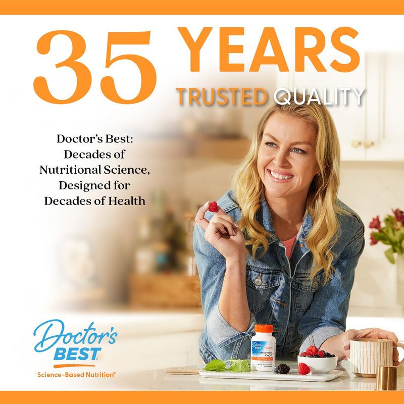Doctor's Best Natural Vitamin K2 MK7 Supplement for Men & Women - Bone Health Support, 45 mcg Vitamin K-2 MK-7 Capsules with MenaQ7, Calcium Support, Non GMO, Vegan - 60 Veg Caps 60 Count (Pack of 1)