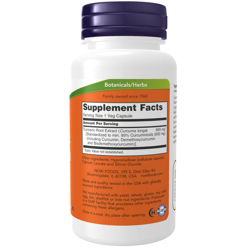 Now Foods Curcumin Ext 95% 700mg, 60 CT