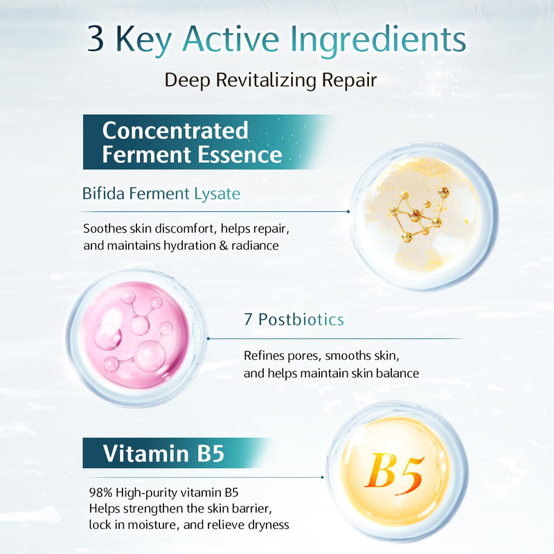 BEYOND YOUTH Youth Activating Serum - Revitalizing & Repair for Dry & Sensitive Skin with Bifida Ferment Lysate, 7 Postbiotics, Vitamin B5 & 6 Seaweed Extracts to Preserve Youthful Skin - 35 ml