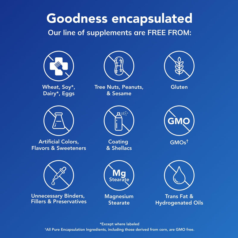 Pure Encapsulations B-Complex Plus - B Vitamins Supplement to Support Neurological Health, Cardiovascular Health, Energy Levels & Nervous System Support* - with Vitamin B12 & More - 60 Capsules | B Vitamins Supplement to Support Neurological Health, Ca...