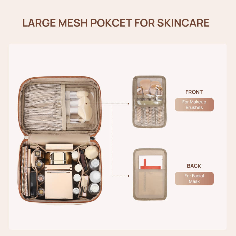 Telena Makeup Bags for Traveling, Cosmetic Bags for Women