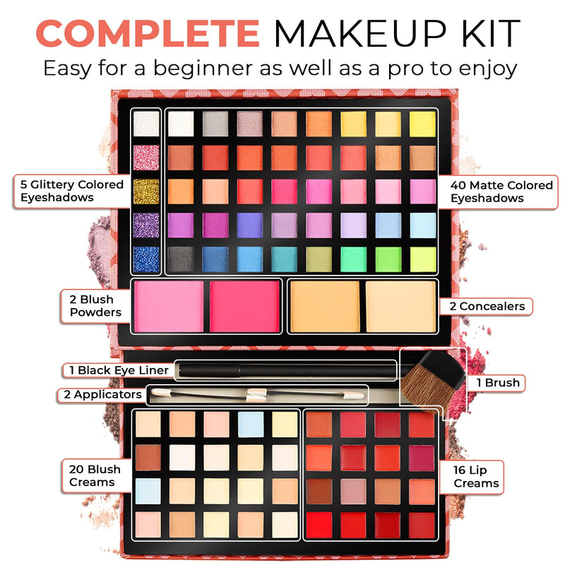 [Australia] - Flower All In One Makeup Kit for Teens and Women & Toysical 2-Tier Makeup for Teens 