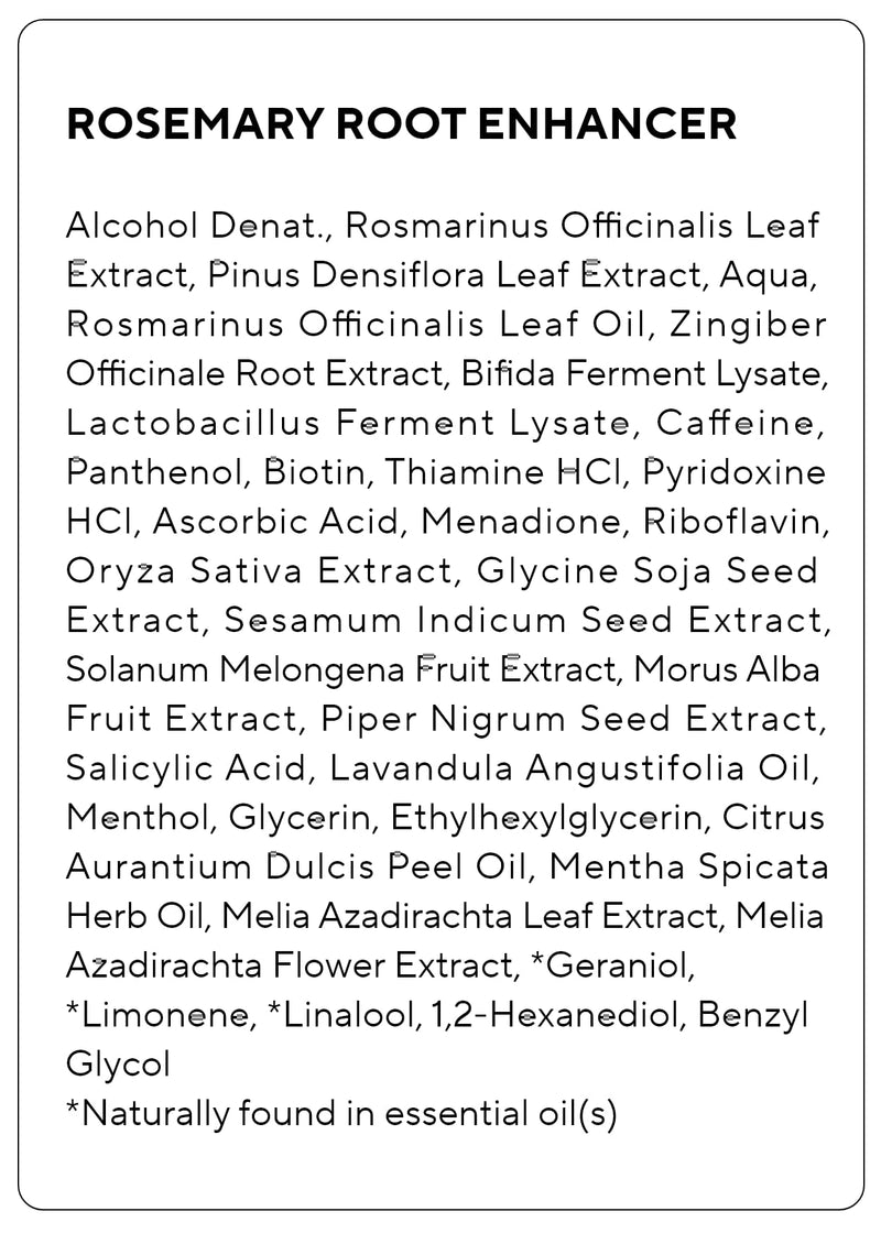 AROMATICA Root Enhancer Rosemary Water for Hair Growth spray | Rosemary hair oil & caffeine & biotin, Korean hair care for hair thinning & loss, free from silicone, paraben and sulfate 01 Rosemary Enhancer