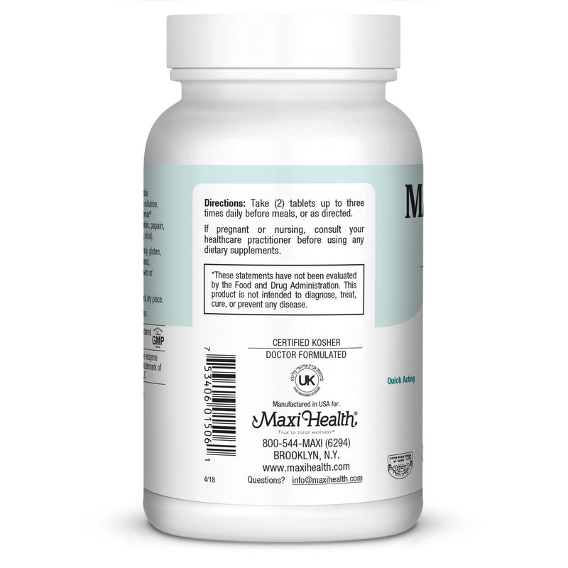 Maxi Health Stress Relief & Mood Support for Women & Men – Non Addictive Mood Stabilizer – Relaxation Supplement – Emotional Balance Items for Women – 60 Tablets – Kosher