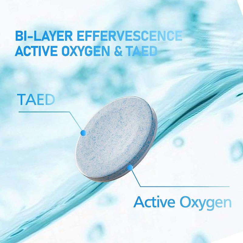 [Australia] - Braces cleaning tablets, denture cleaning tablets, mouth guard cleaner, 36 tablets retainer fresh, - retainer cleaner tablet, mouth guard, dentures 