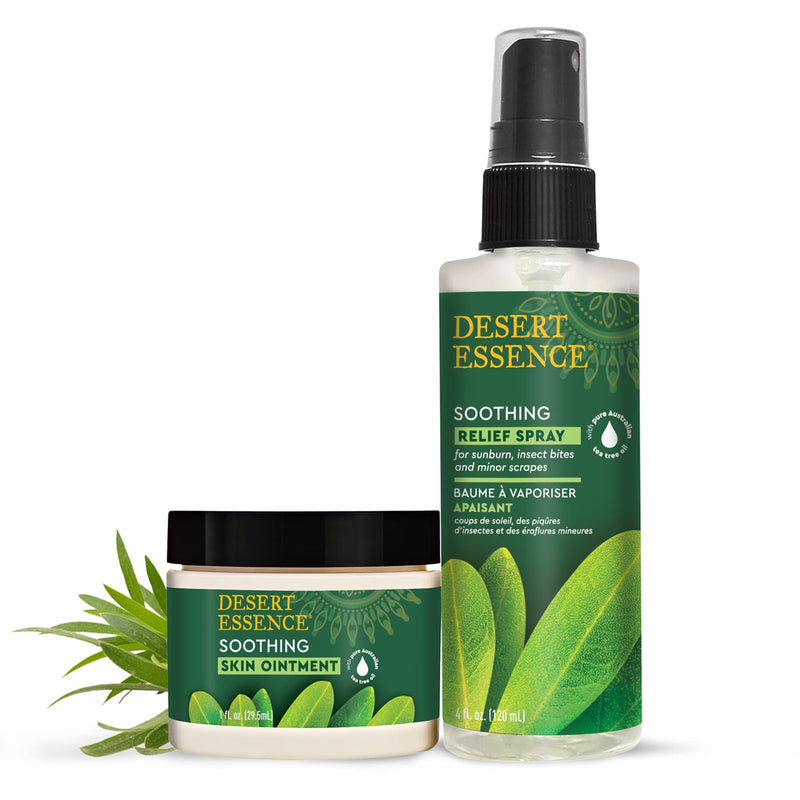 [Australia] - Desert Essence TEA TREE OIL SKIN OINTMENT ‚Äì Itch Relief, Rash Cream for Razor Burn - Soothing Balm with Lavender & Jojoba - Gluten & Cruelty-Free - 1 oz 1 Fl Oz (Pack of 1) 