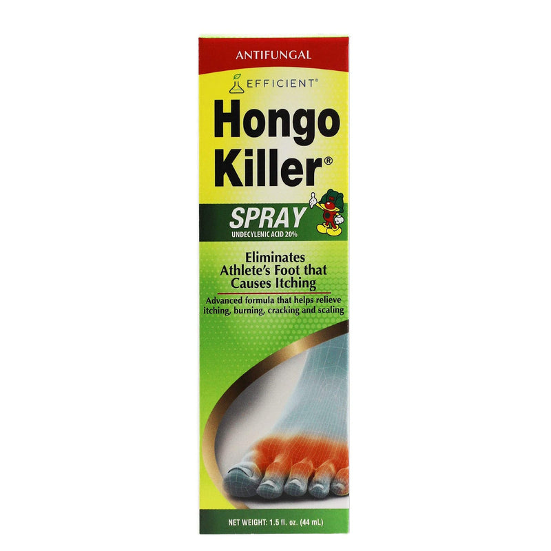 Hongo Killer Antifungal Spray, Athlete's Foot Treatment, 1.50 Fl Oz | Bottle, Pack of 1 1.5 Fl Oz (Pack of 1)