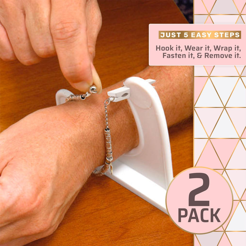 [Australia] - Medca- Jewelry Helper Fastening Aid to Quickly Fasten and Unfasten Bracelets or Watches - 2 Pack 2 Count (Pack of 1) 