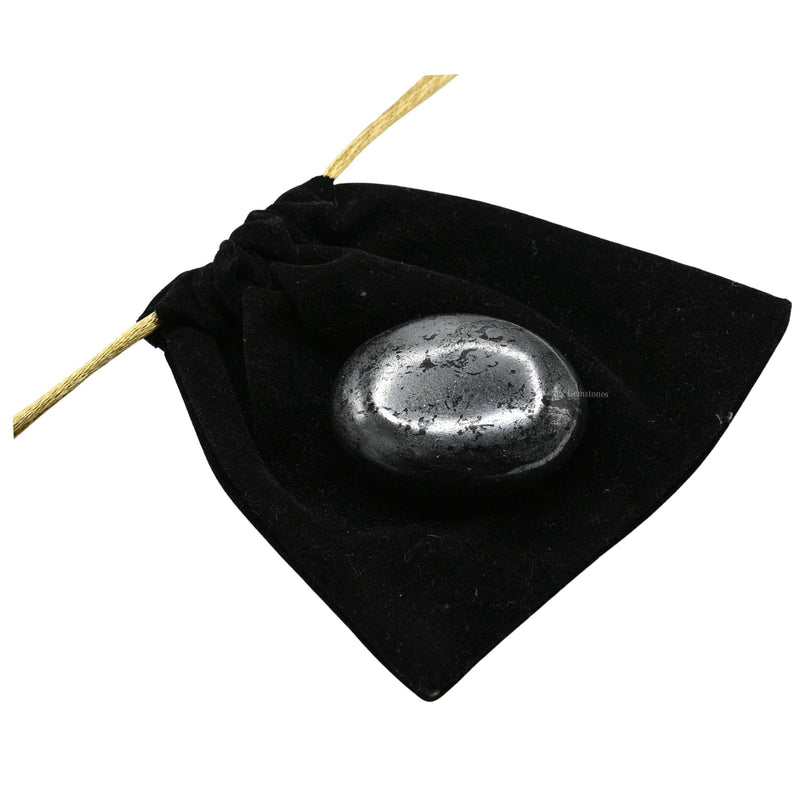 [Australia] - Hematite Crystals and Healing Stones - Large Palm Stone Crystals Piedra - Crystal for Good Luck, Balanced Positive Energy, Meditation - Unique Stocking Stuffers and Birthday Gifts for Women, Men Hematite 