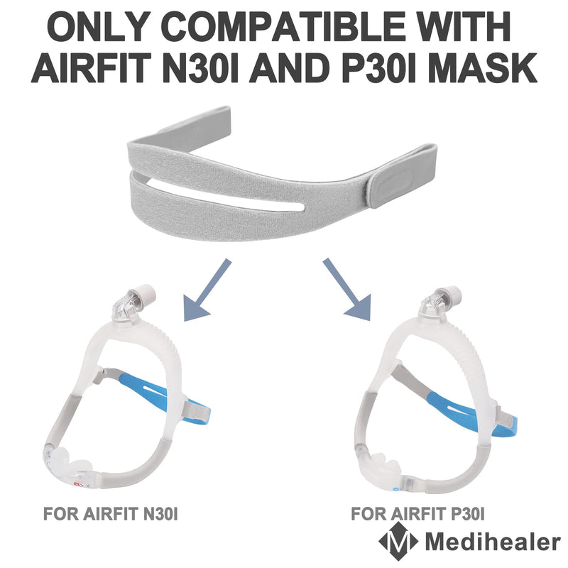 [Australia] - 2 Pack Replacement Compatible with N30i, Adjustable Strap for N30i and P30i, Great Value Supplies by Medihealer. 