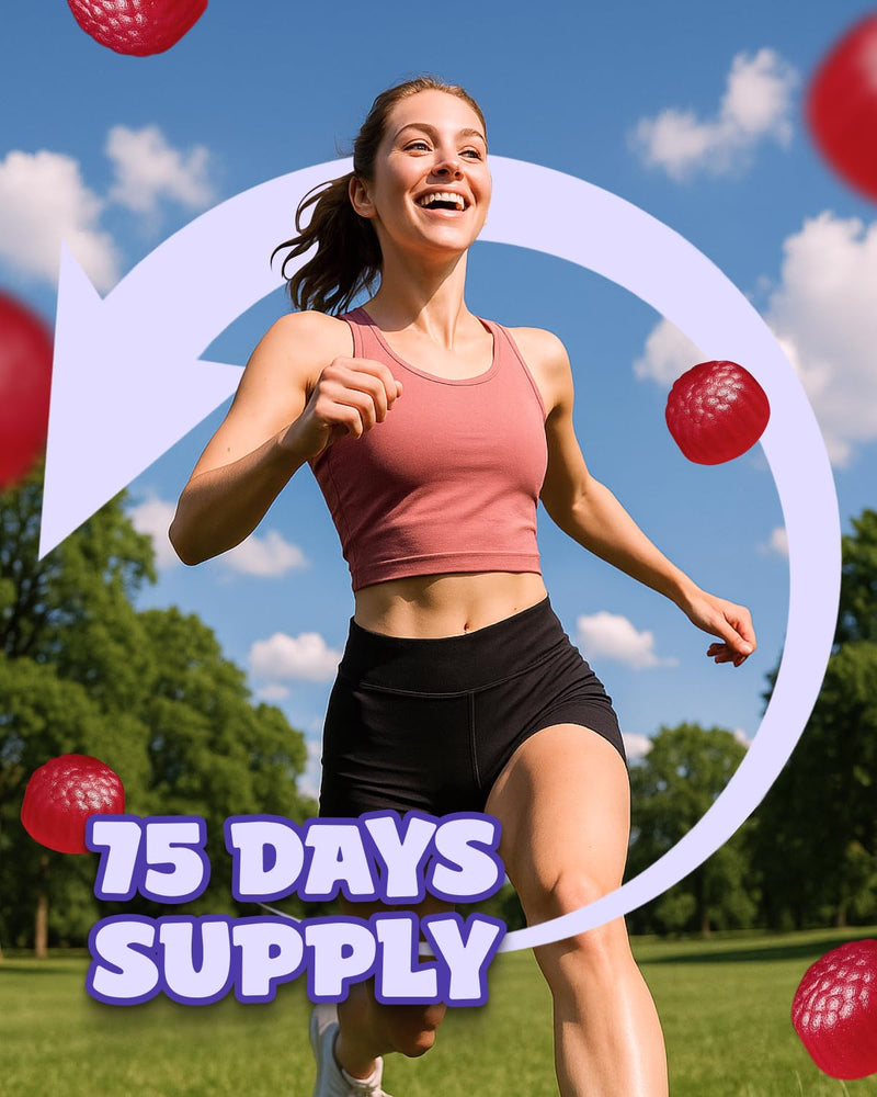Multivitamin Gummies for Adults – 150 Gummies - 2.5 Month Supply - Advanced 10 Essential Vitamin Complex - Immune & Energy Support - Chewable Multivitamins for Men & Women - Mixed Berry Jam Flavour