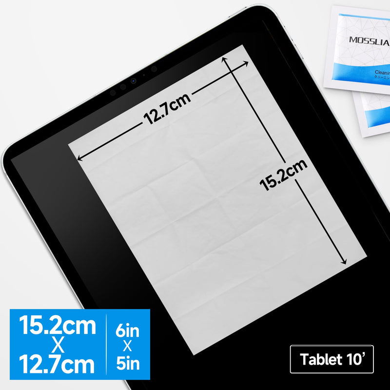 [Australia] - MOSSLIAN glasses cleaning cloths, moist screen cleaning cloths for glasses, cell phones, laptops, keyboards, glasses, hearing aids, iPads, iWatch and computers, 120 pieces + 1 piece microfiber cloths 121-piece set 