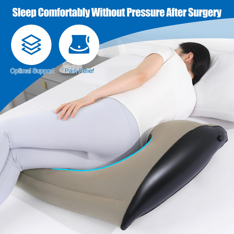 [Australia] - HOMBYS Inflatable BBL Pillow After Surgery, Brazilian Butt Lift Pillow with Electric Air Pump, BBL Chair with Hole for Sleeping, Sitting, Post Surgery Recovery 