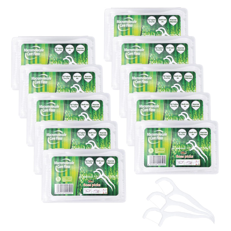 [Australia] - Pack of 600 dental floss sticks, dental floss, teeth cleaning, toothpick stick, disposable dental floss sticks for dental care - teeth cleaning sticks for removing plaque and food residue 
