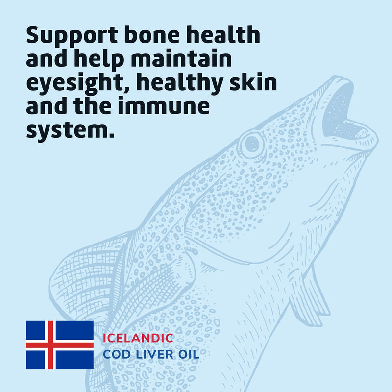 [Australia] - De La Cruz Cod Liver Oil Liquid - Pure Wild-Caught Icelandic Fish Oil 4 FL OZ (118 mL) 
