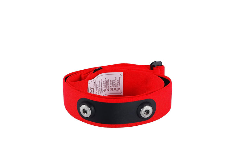 [Australia] - Heart Rate Monitor Chest Strap for myzone Replacement Strap Compatible with MYZONE MZ-3 MZ-1 Strap Medium Red 