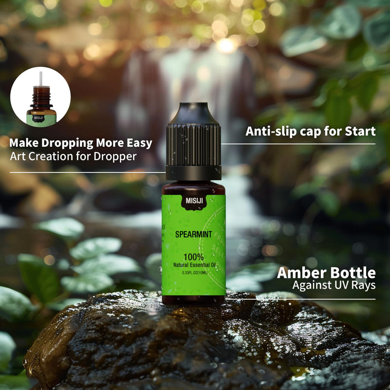 [Australia] - Essential Oils Set Top 5 Aromatherapy-Essential Oils for Diffuser for Home,Air Freshening Diffuser Oils Scents for aromatherapy,Laundry,Candle&Soap Making,Humidifiers 5 X 10ML Daily Essential 