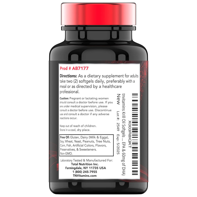 [Australia] - Antarctic Krill Oil 1000mg x 120 Softgels with Astaxanthin | 1000mg Red Krill Oil, 200 mg Phospholipids, 120 mg EPA, 80 mg DHA, 200 mcg Astaxanthin | Potent & Pure Omega-3 Cold Water Antarctic Krill 