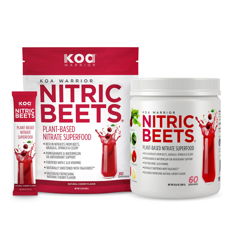 Beet Root Powder Drink Mix with Spinach, Arugula, Celery, Watermelon Juice, Pomegranate Juice, Vitamin C, Vitamin B Complex - Nitric Oxide Supplements for Men and Women, 60 Servings (Powder)