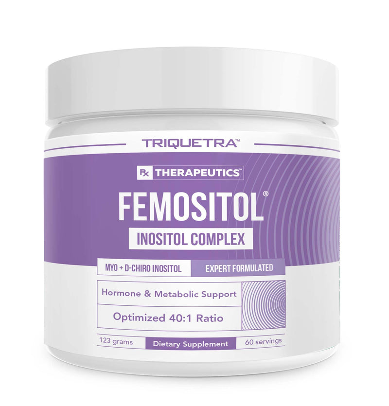 FemoSitol Inositol Powder | Myo-Inositol & D-Chiro Inositol Complex - Clinically Proven 40:1 Ratio (Vitamin B8) | Hormonal Balance & Healthy Ovarian Function Support (123 gram – 60 Servings) 4.34 Ounce (Pack of 1)