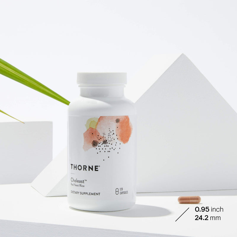 [Australia] - THORNE Red Yeast Rice + CoQ10 - Maintain Healthy Cholesterol Levels and Supports Cardiovascular Health - Gluten-Free, Dairy-Free - 120 Capsules 