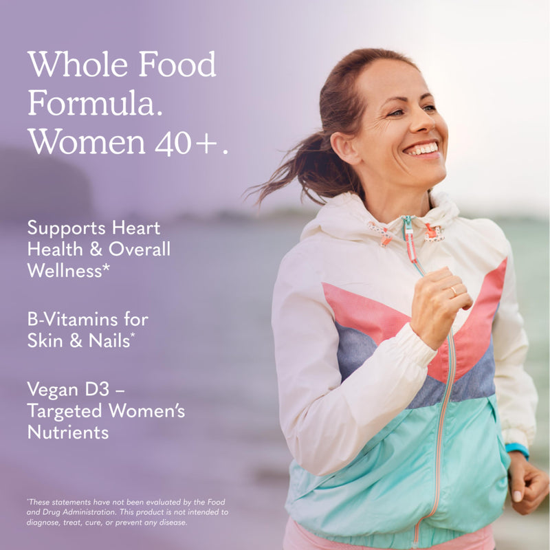 Garden of Life Multivitamin for Women 40 Plus, Organics Womens Vitamins, Hormone & Breast Health Support Blend, Vegan, 120 Tablets | Organic Womens Vitamins, Hormone & Breast Health Support Blend 120 Count (Pack of 1)