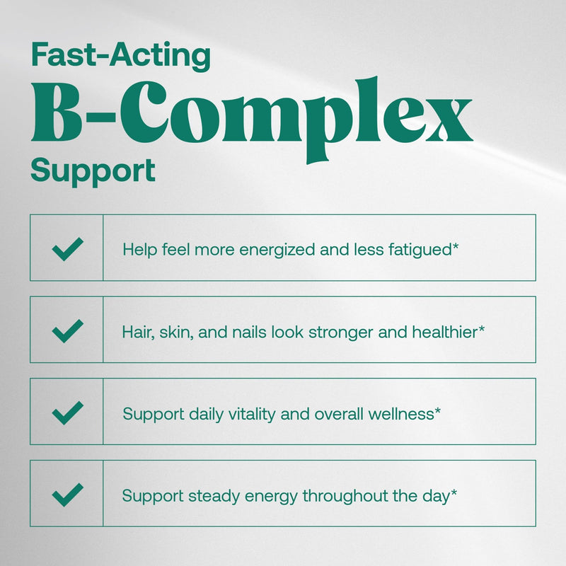 Omax3 Advanced Vitamin B Complex 50 mg with Biotin, 90 Capsules 2-Pack | Strong Hair, Skin & Nails, Energy Metabolism, Immune Health & Everyday Stress Support 90 Count (Pack of 2)
