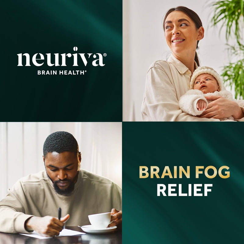 NEURIVA Ultra Brain Supplements for Memory and Focus, Phosphatidylserine, Cognivive, Neurofactor, Folic Acid, Vitamin B12 & Vitamin B6, 60 Count Capsules | Brain Supplements for Memory and Focus, Vitamin B12, Vitamin B6, Phosphatidylserine, Folate, Neu...