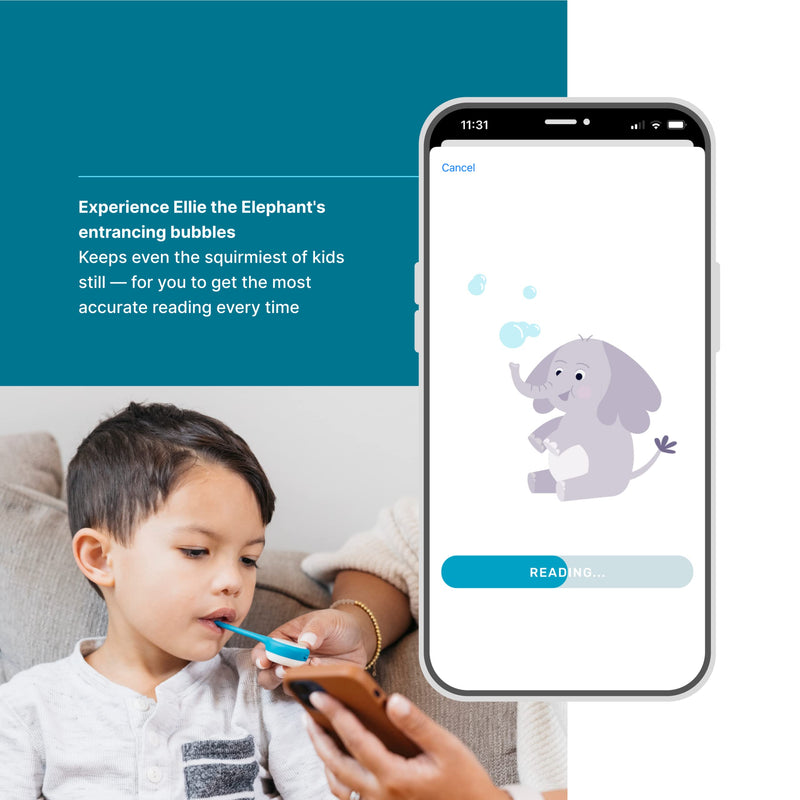 [Australia] - Kinsa Smart,Fever, Digital Medical Baby, Kid and Adult Termometro - Accurate, Fast, FDA Cleared Thermometer for Oral, Armpit or Rectal Temperature Reading - QuickCare Original version 
