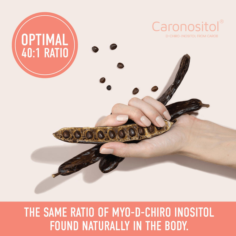 [Australia] - Myo-Inositol & D-Chiro Inositol for Hormone Balance for Women | Ideal 40:1 Ratio | Menstrual Cycle & Ovarian Health Support Supplement | Non-GMO 120ct Myo-Inositol & D-Chiro Inositol Capsules 