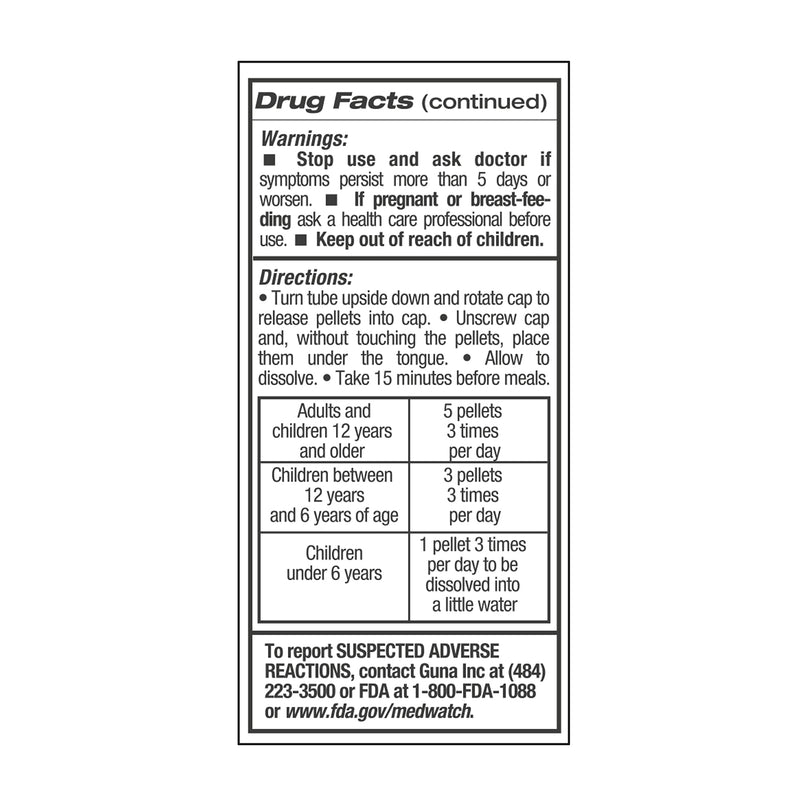 Guna Defense Homeopathic Support for Cough and Sore Throat
