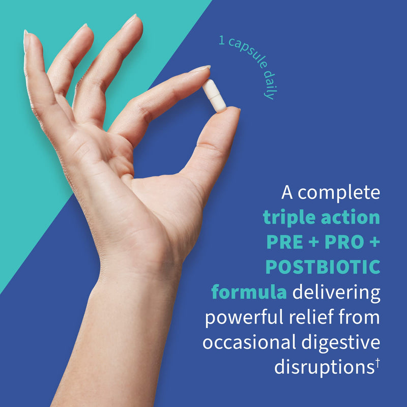 [Australia] - Garden of Life Dr Formulated Once Daily 3-in-1 Complete Prebiotics, Postbiotics & Probiotics for Women and Men - PRE + PRO + POSTBIOTIC Supplement for Gas & Bloating - 50 Billion CFU, 30 Day Supply 