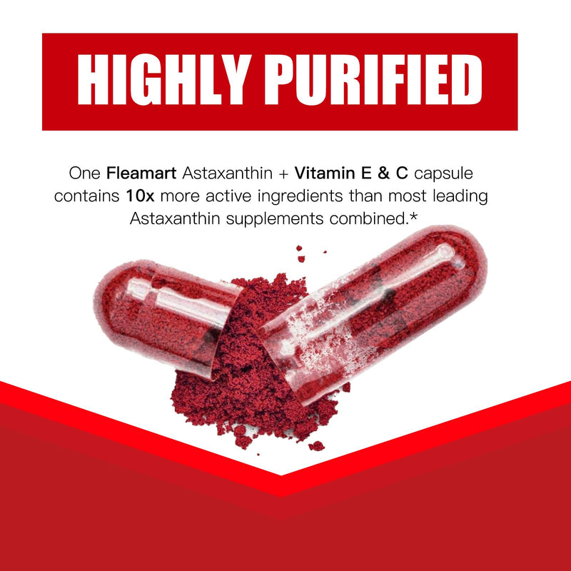 [Australia] - Astaxanthin Supplements 12mg with Vitamin E & C High Absorption Formula 120 Capsules Gluten Free, Non-GMO, Vegan 