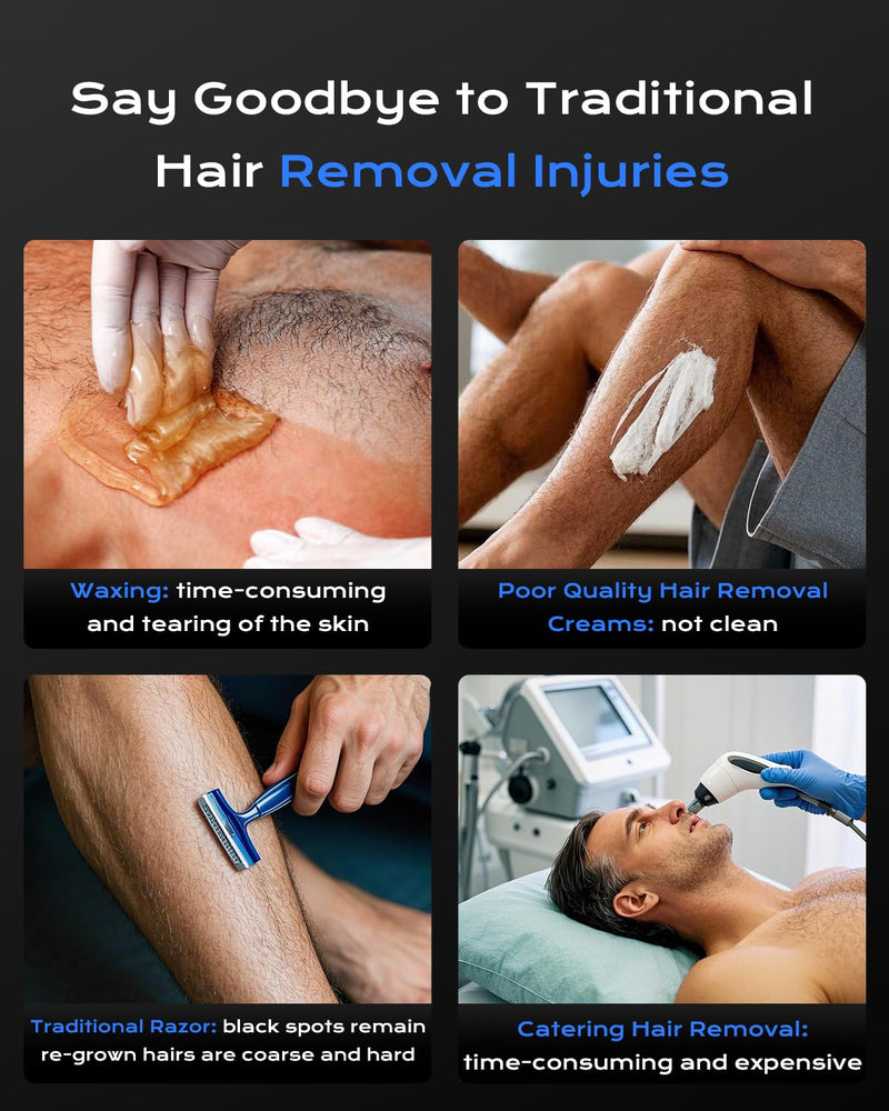 [Australia] - Body Hair Trimmer, Beard Trimmers for Men Electric Ball Shavers, Waterproof Body Groom Precise Pubic Grooming, Waterproof Ultra Groin Trimmer TM8005-1, 4 Adjustable Guard Combs 