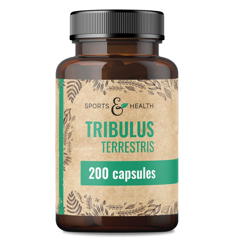 Tribulus Terrestris Capsules – 200 Capsules – Standardised to 90% Saponins – Vegan – No Additives