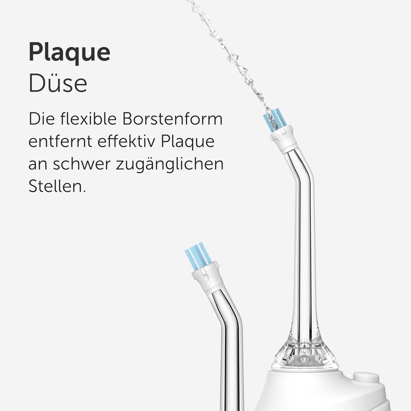[Australia] - Wondersmile Plaque Nozzle - Replacement nozzles for Waterflow oral irrigator - SmoothFlow technology for optimal tooth and gum care (White, pack of 4) White 