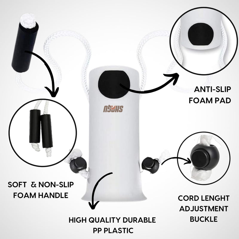[Australia] - Sock Aid Tool. Handy Sock Puller Aid Easy On and Off by Shagu. Sock Helper with Foam Handles. Reliable Sock Aid Device Ideal for Elderly, Pregnant Women & Mobility-Challenged Individuals. 
