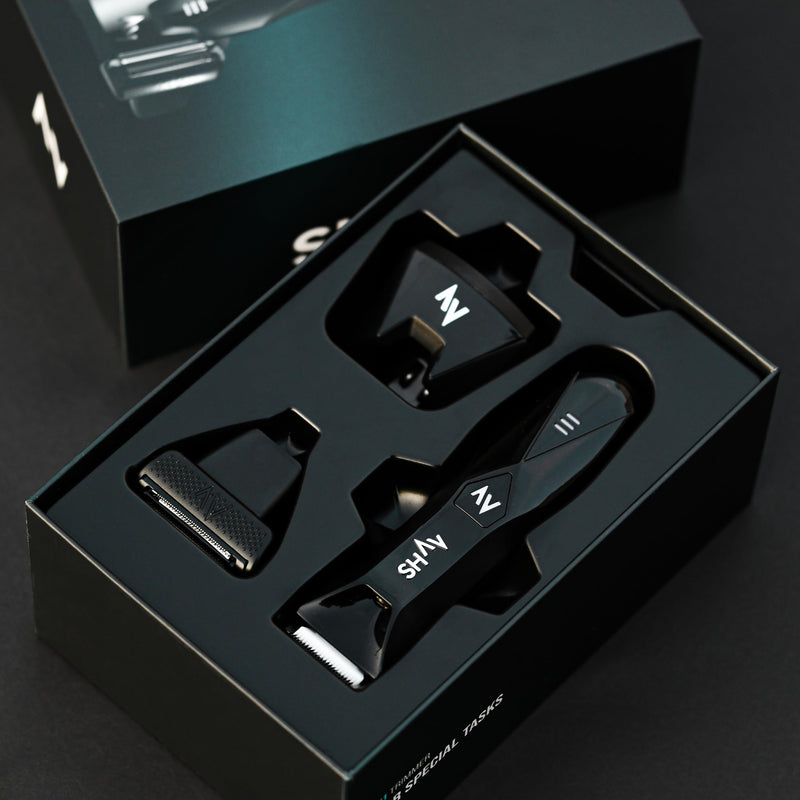 [Australia] - SHAV 2™ CutFree Intimate Razor for Men Waterproof Electric Trimmer Wet/Dry Hair Trimmer with Interchangeable Ceramic Blade Module, Body Groomer for Intimate and Body Hair Men's Care Razor 