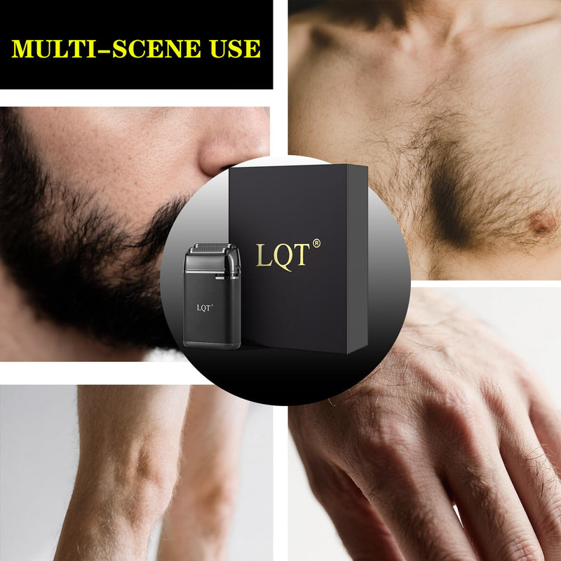 [Australia] - Latest 2-in-1 Electric Shaver Facial Mesh Shaver - Portable Cordless Shaver - Hidden Trimmer and Fast Charging Function - (3150 Mesh Holes, 60 Blades) Black 