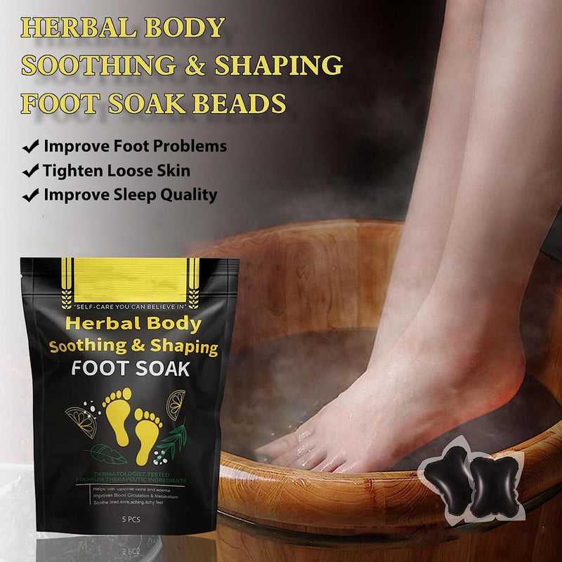[Australia] - 50Pcs Herbal Detox Cleansing Foot Soak Beads, Herbal Detox and Shaping Foot soak Beads Body Detox Foot Soak Natural Herbal Foot Massage Beads, Relaxing and Soothing Experience for Men and Women 50pcs 