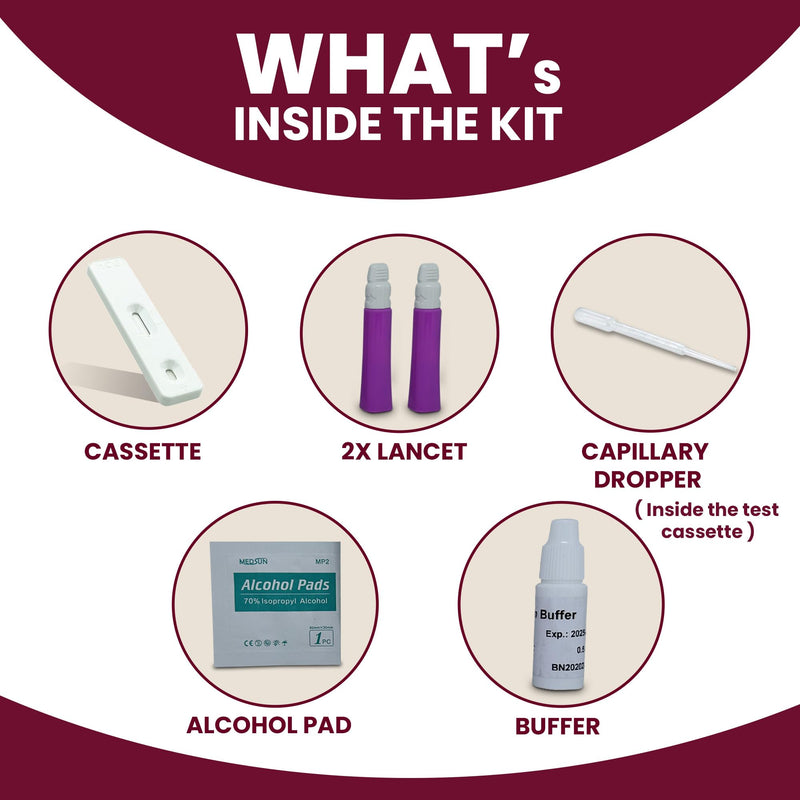 [Australia] - Thyroid Testing kit - Underactive Thyroid Test kit at Home | Accurate and Reliable TSH Test kit (1 Test) 