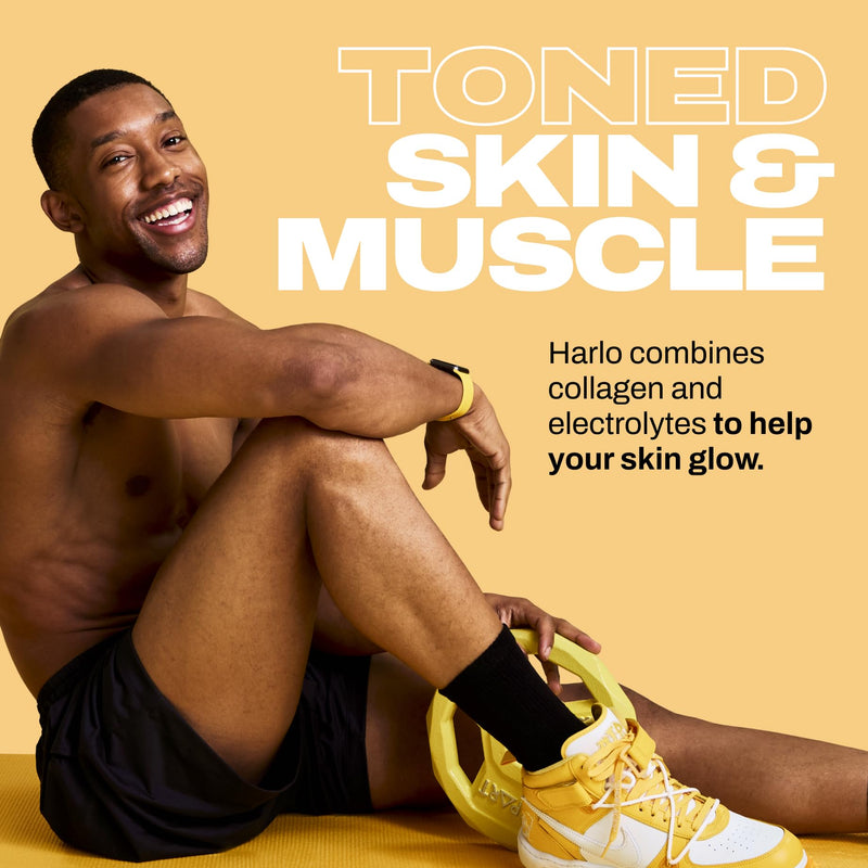 [Australia] - Harlo - Raspberry Salt Electrolyte Drink Mix with Bovine Collagen & Creatine- Creatine Monohydrate Powder - Energy Drink Powder - Pre Workout Powder - Sugar Free Energy Drinks - Post Workout Recovery 