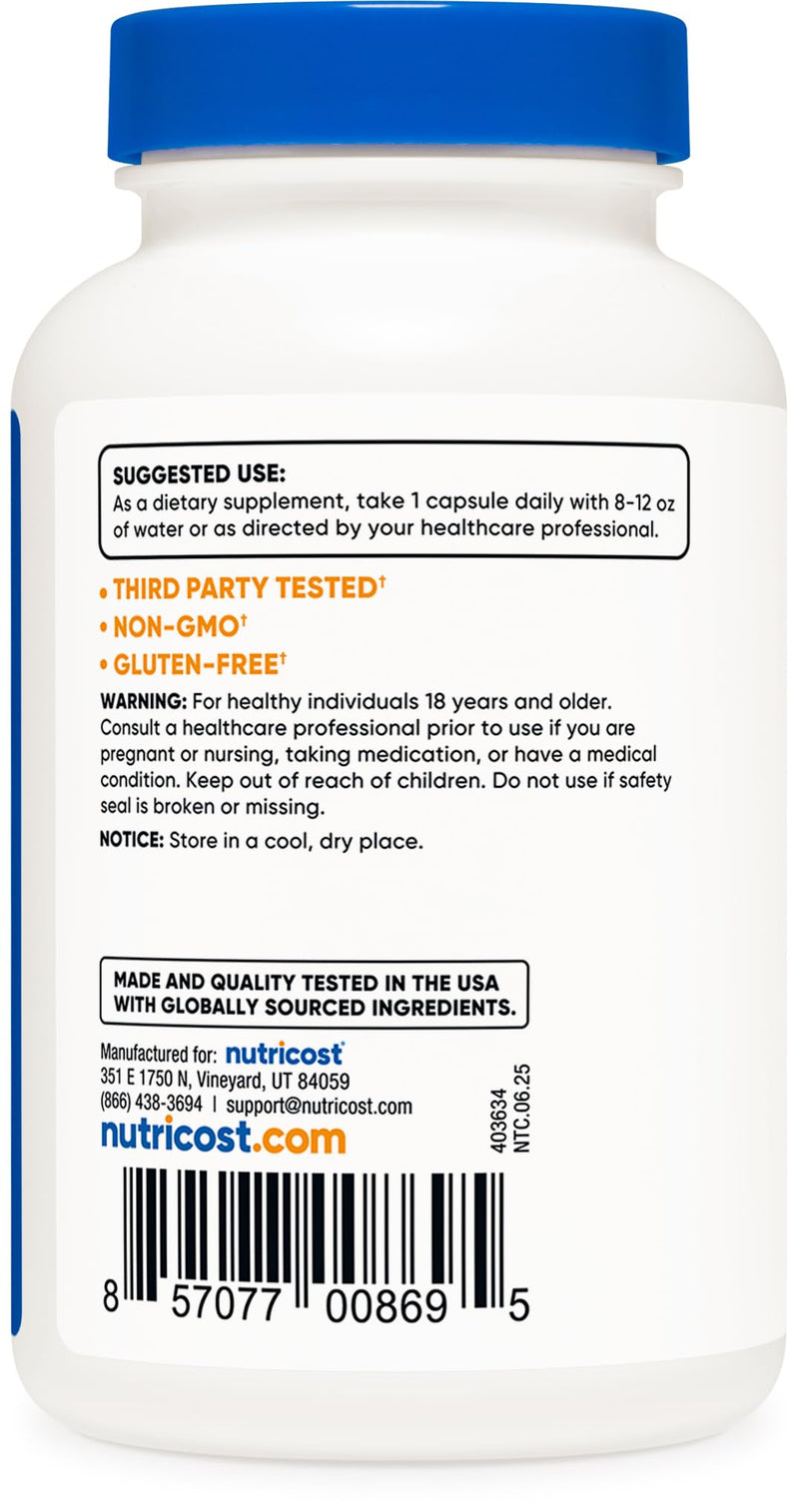 Nutricost Vitamin K2 (MK4) 240 Capsules (100mcg) - Gluten Free and Non-GMO (Pack of 2) 240 Count (Pack of 2)