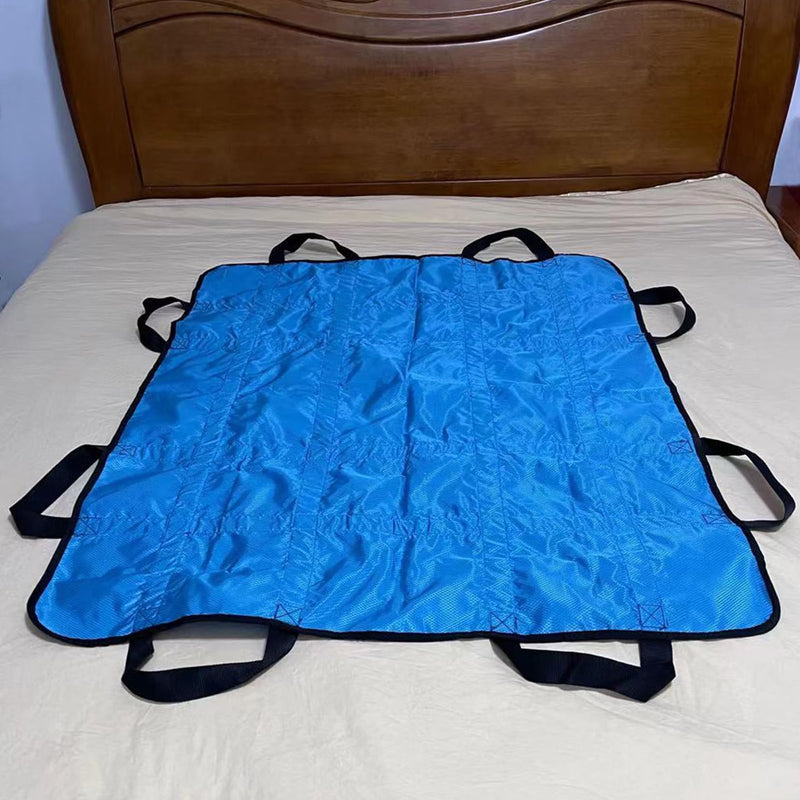 [Australia] - Positioning Bed Pad with Reinforced Handles 48 x 40 inches Washable Multipurpose Transfer Sheet for Lifting & Repositioning Reusable Patient Transfer Board Blanket Draw Sheet Lift Sheet Slide Bed Mat 