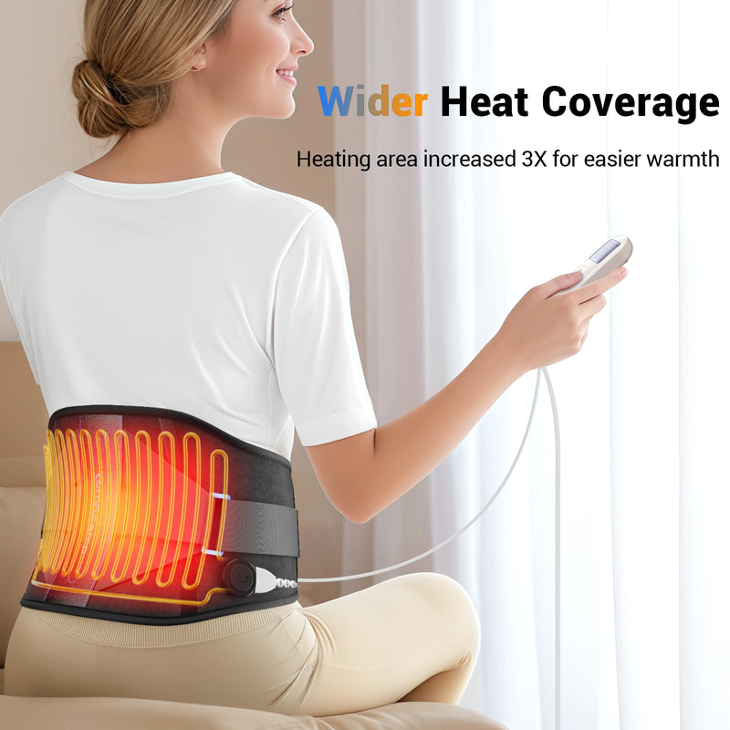Comfytemp Heating Pad for Back,Electric Heat Pad with Lumbar Support for Period