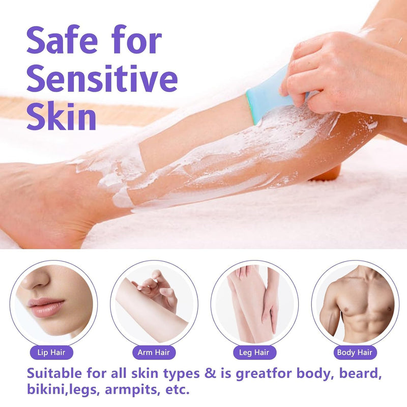 [Australia] - Hair Removal Cream for Women, Body and Facial Hair Removal Cream for Sensitive Skin (3.38 Fl Oz(Pack of 2)) 3.38 Fl Oz (Pack of 2) 