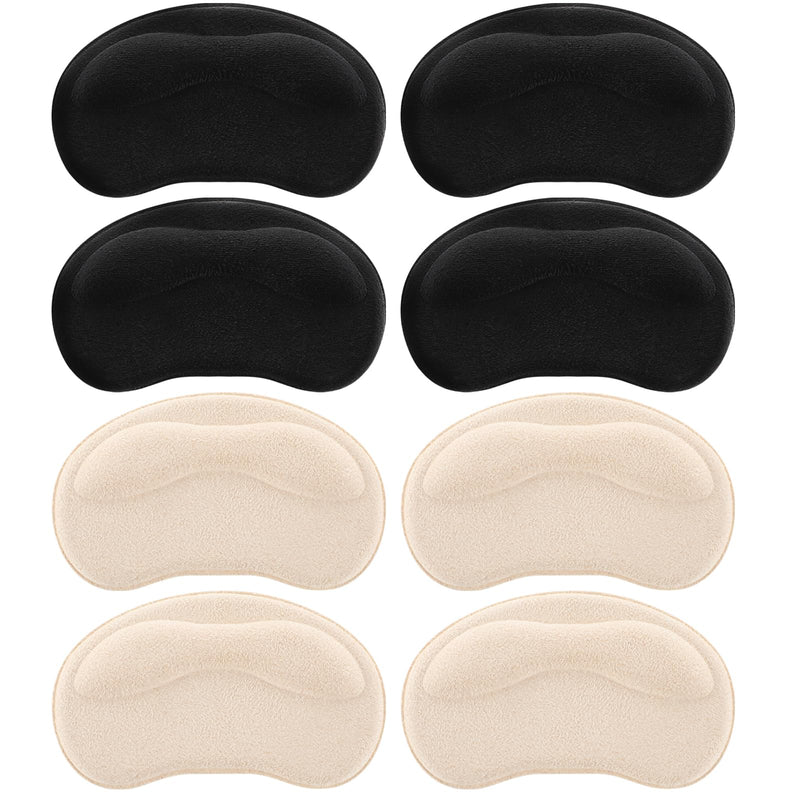 [Australia] - WLLHYF 4 Pairs Heel Grips Shoe Pads Self Adhesive Foot Pads Pads for Loose Large Shoes Cuttable Heel Insoles Shoe Insoles for Men Women 