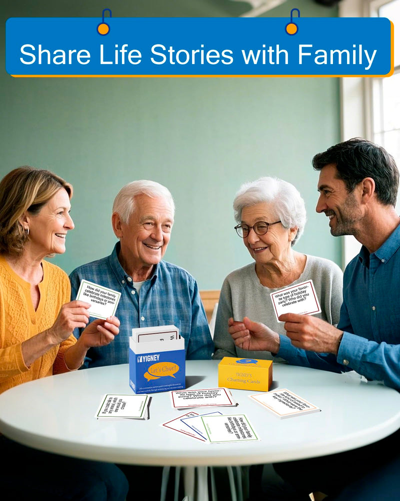 [Australia] - Conversation Cards for Seniors Alzheimer Products for Elderly Dementia Activities for Patients Memory Game for Men Women 