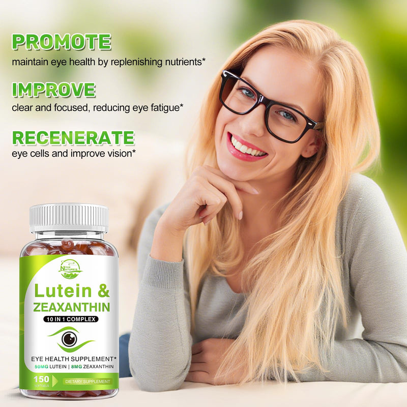 [Australia] - Lutein and Zeaxanthin Supplements, Eye Vitamin & Mineral Supplement, Multivitamin for Vision & Ocular Health with Omega-3, Protect and Enhance Your Eye Health Completely, 150 Softgels 150 Count (Pack of 1) 