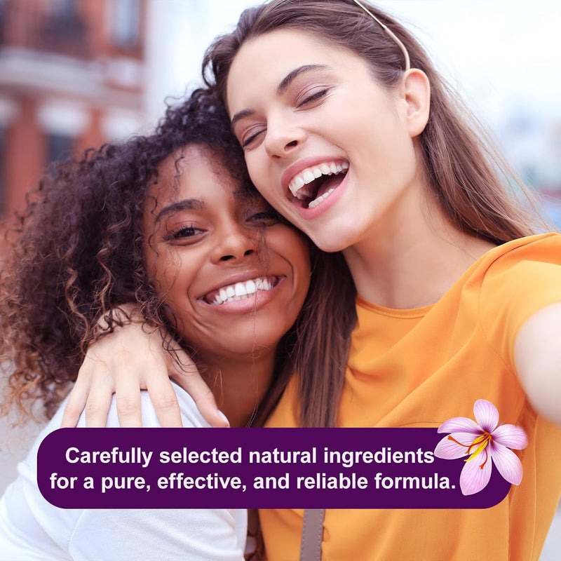 100% Pure Saffron Extract - Supports Weight and Appetite Health, Mood, Focus, Memory, Digestion, Eye, Skin and Brain Health. NSF Certified Saffron Supplements for Women and Men, 45-Day Supply.